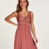 Slipdress Nora Lace - Roze