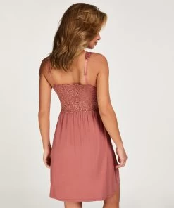 Slipdress Nora Lace - Roze -Lingerie Verkoop 202367 4