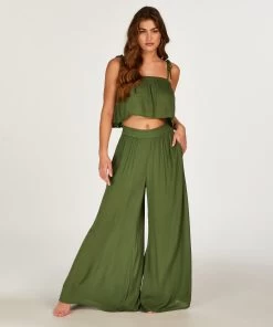 Crop Top Corfu - Groen -Lingerie Verkoop 202379 3