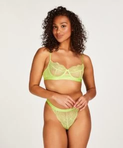 Niet-voorgevormde Beugel Bh Honey - Groen -Lingerie Verkoop 202490 3