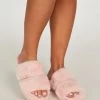 Slippers Fake Fur - Roze