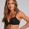 Voorgevormde Push-up Beugel Bh Deep-V - Zwart -Lingerie Verkoop 202741 1