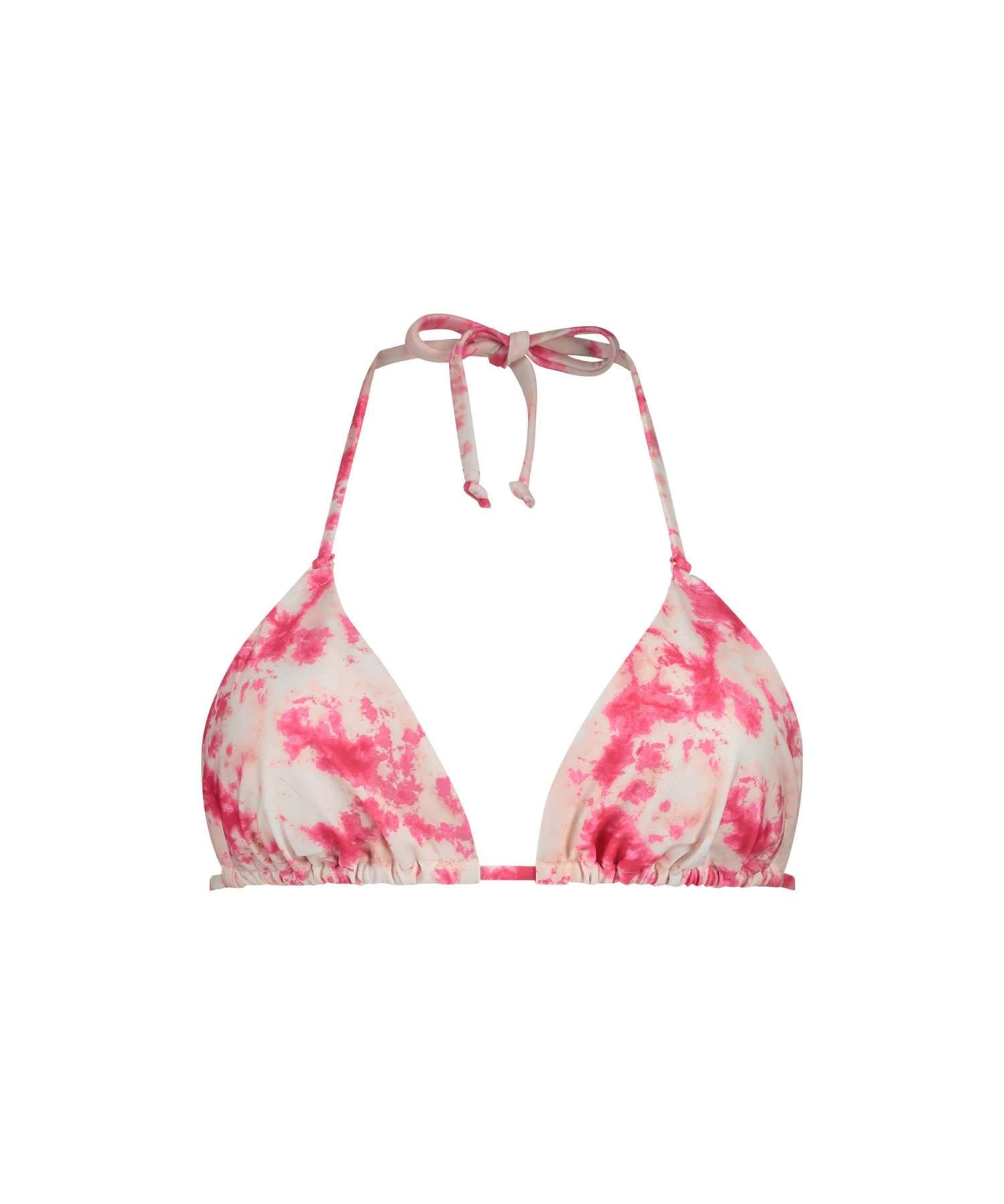Triangel Bikinitop Tie Dye - Roze 8 Triangel Bikinitop Tie Dye - Roze - Afbeelding 6