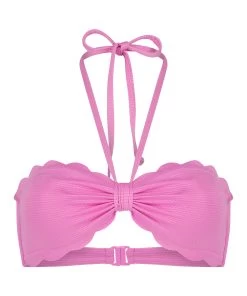 Bandeau Bikinitop Scallop - Roze -Lingerie Verkoop 203020 5