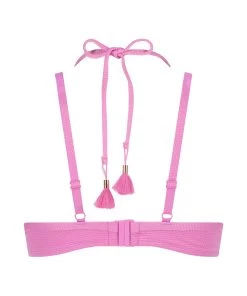 Voorgevormde Beugel Bikinitop Scallop - Roze -Lingerie Verkoop 203021 6