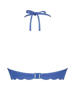 Voorgevormde Push-up Beugel Bikinitop Scallop Cup A - E - Blauw -Lingerie Verkoop 203050 6
