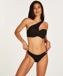 Bikinibroekje Nero Rib - Zwart
