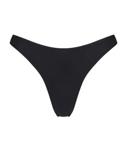 Hoog Uitgesneden Bikinibroekje Juicy - Zwart -Lingerie Verkoop 203386 5
