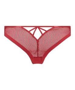 Invisible Brazilian Fishnet - Rood -Lingerie Verkoop 203882 6