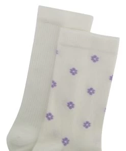 2 Paar Sokken - Paars -Lingerie Verkoop 203982 6