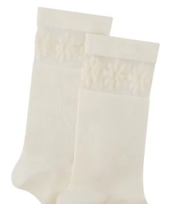 Sokken Flower - Wit -Lingerie Verkoop 204262 6